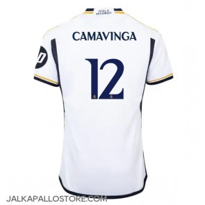 Real Madrid Eduardo Camavinga #12 Kotipaita 2023-24 Lyhythihainen